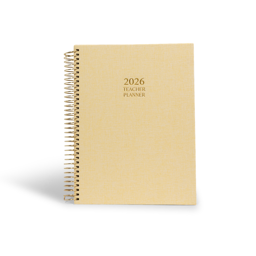 2026 Daily Teacher Planner | Lemon Buttercream