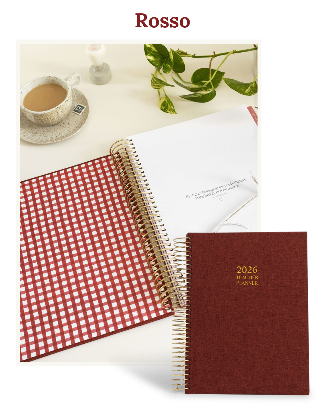 2026 Weekly Teacher Planner | Rosso