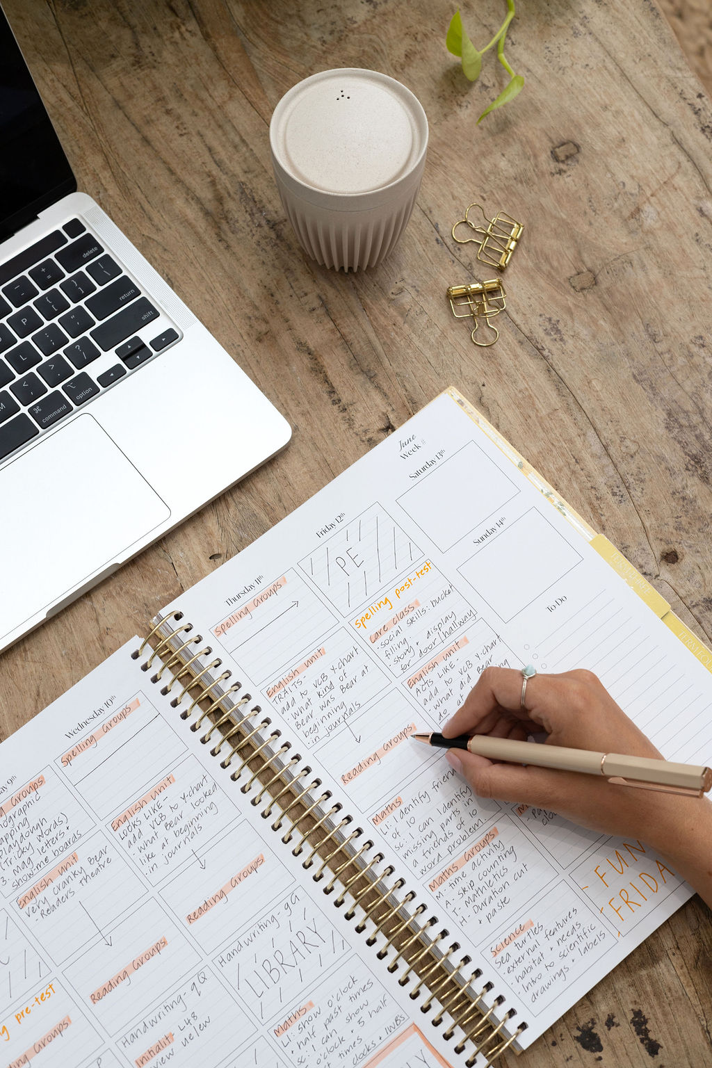 2026 Weekly Teacher Planner | Lemon Buttercream