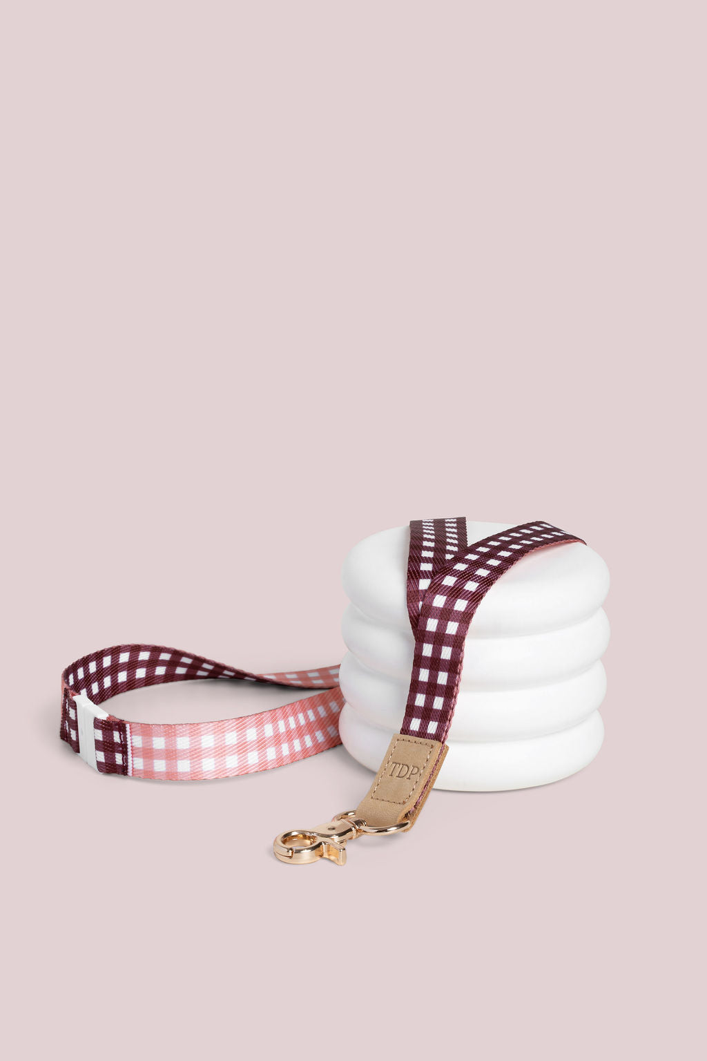 Gingham Lanyard | Red & Pink
