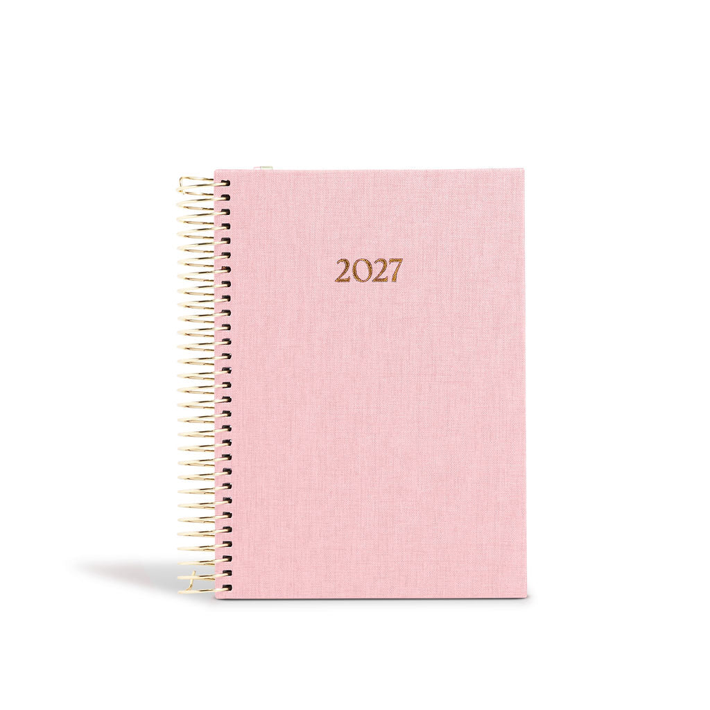 2027 Weekly Life Planner (B5) | Blush Petal