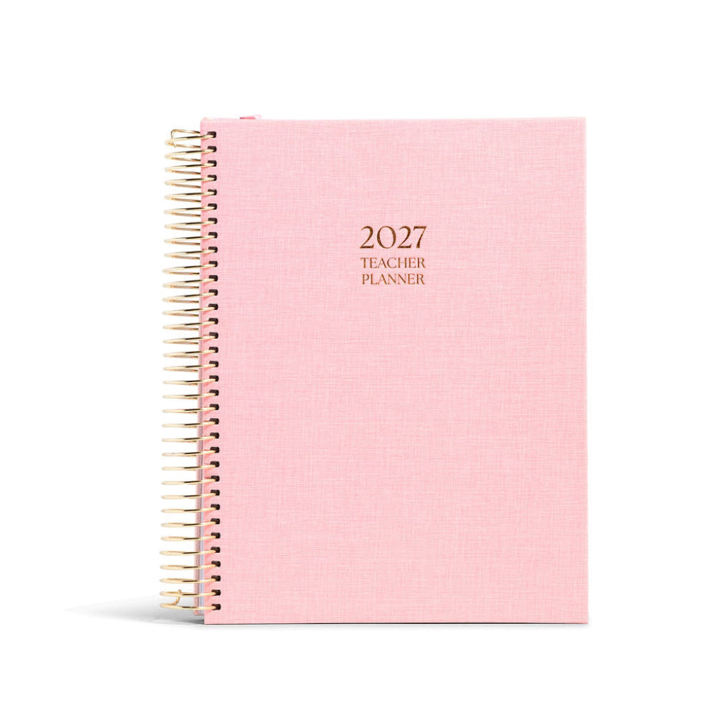 2027 Weekly Teacher Planner | Blush Petal
