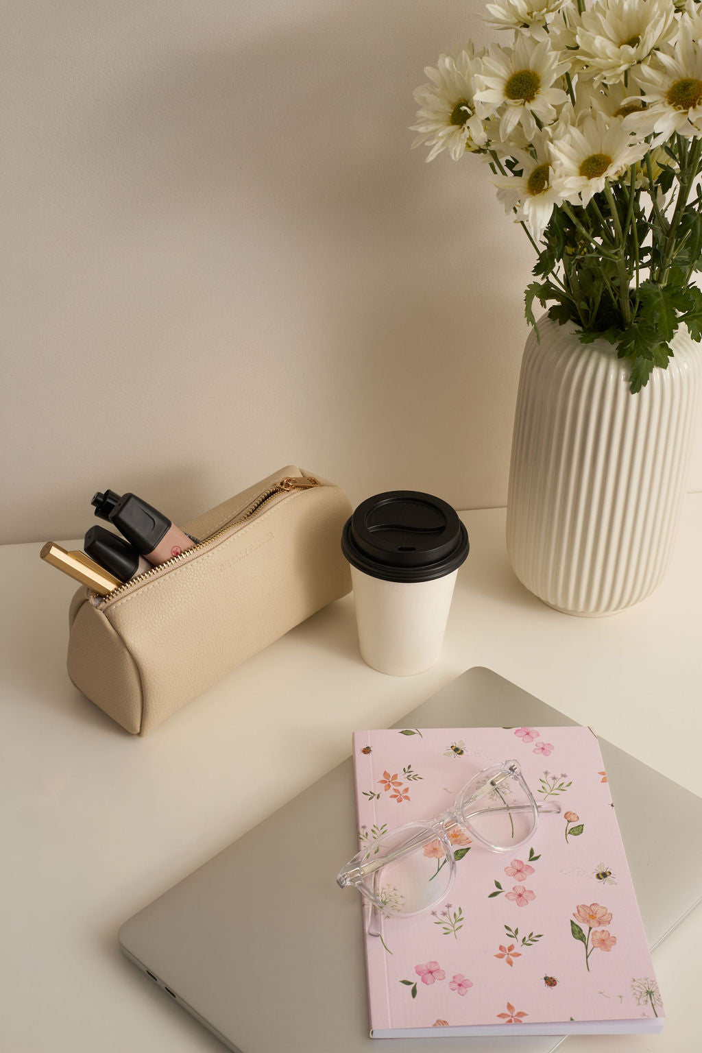 Cream | Pencil Case
